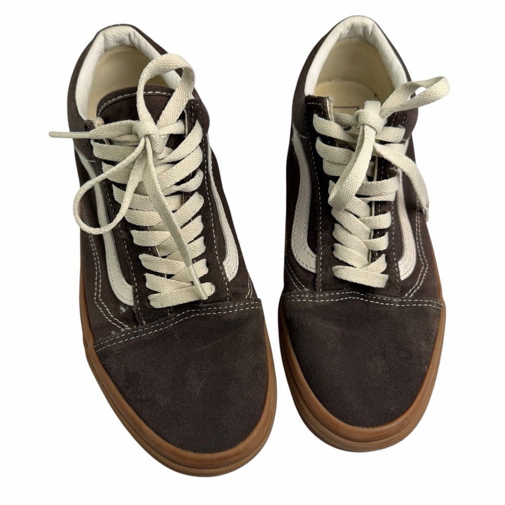 Vans Old Skool Vintage Gum Chocolate sneakers size 7.5 men’s - Picture 2 of 6